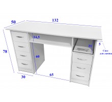 Маникюрный стол МС-134-3